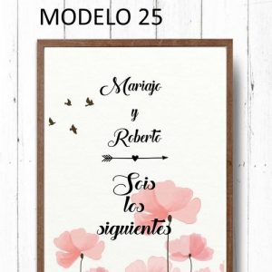 Cuadro para amigos de los novios: "Sois los siguientes"