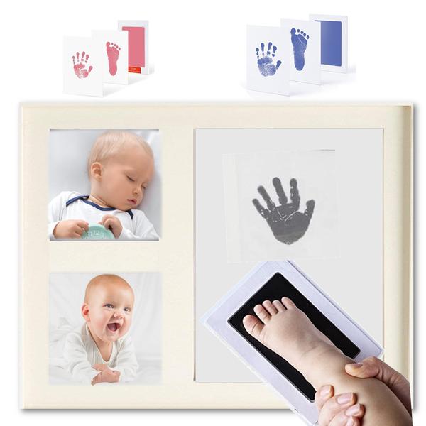 Cuadro para huellas de pie y mano del bebé, con datos. - Cuadros  Personalizados