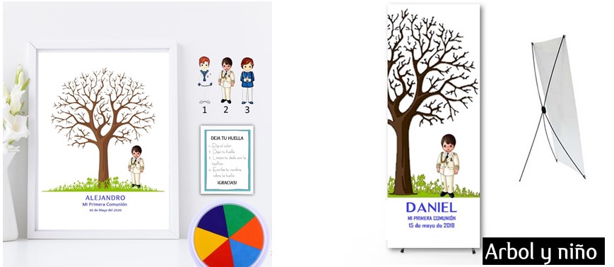 Cuadro + banner modelo niño